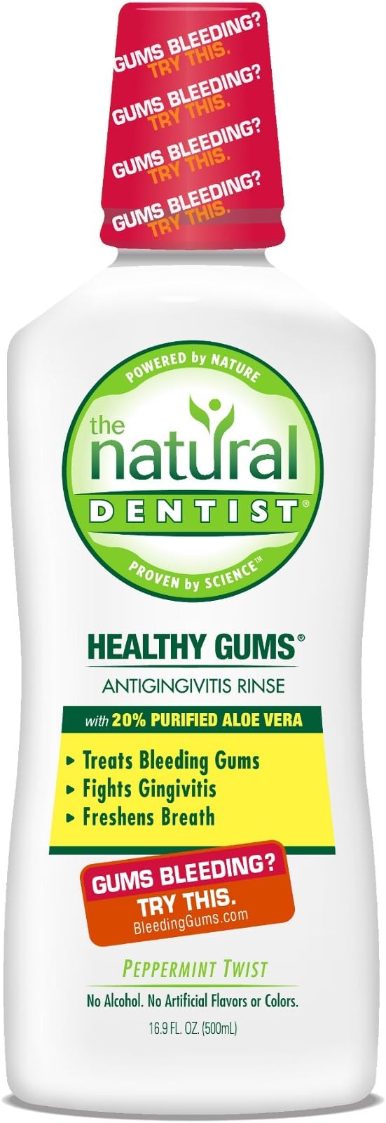 Healthy Gums Antigingivitis Rinse;Peppermint Twist