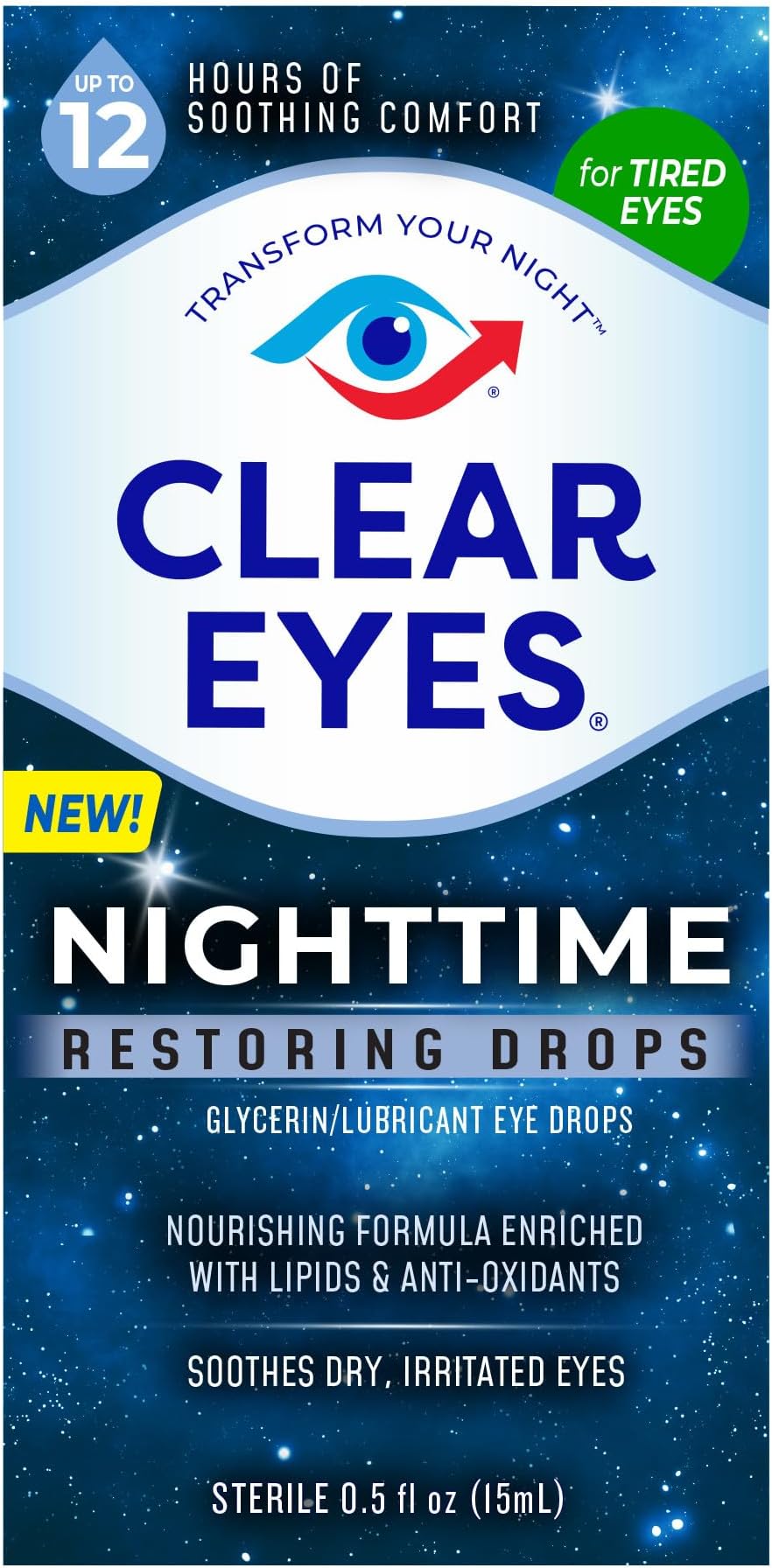 CLEAR EYES TRIPLE ACTION RELIEF 0.5OZ