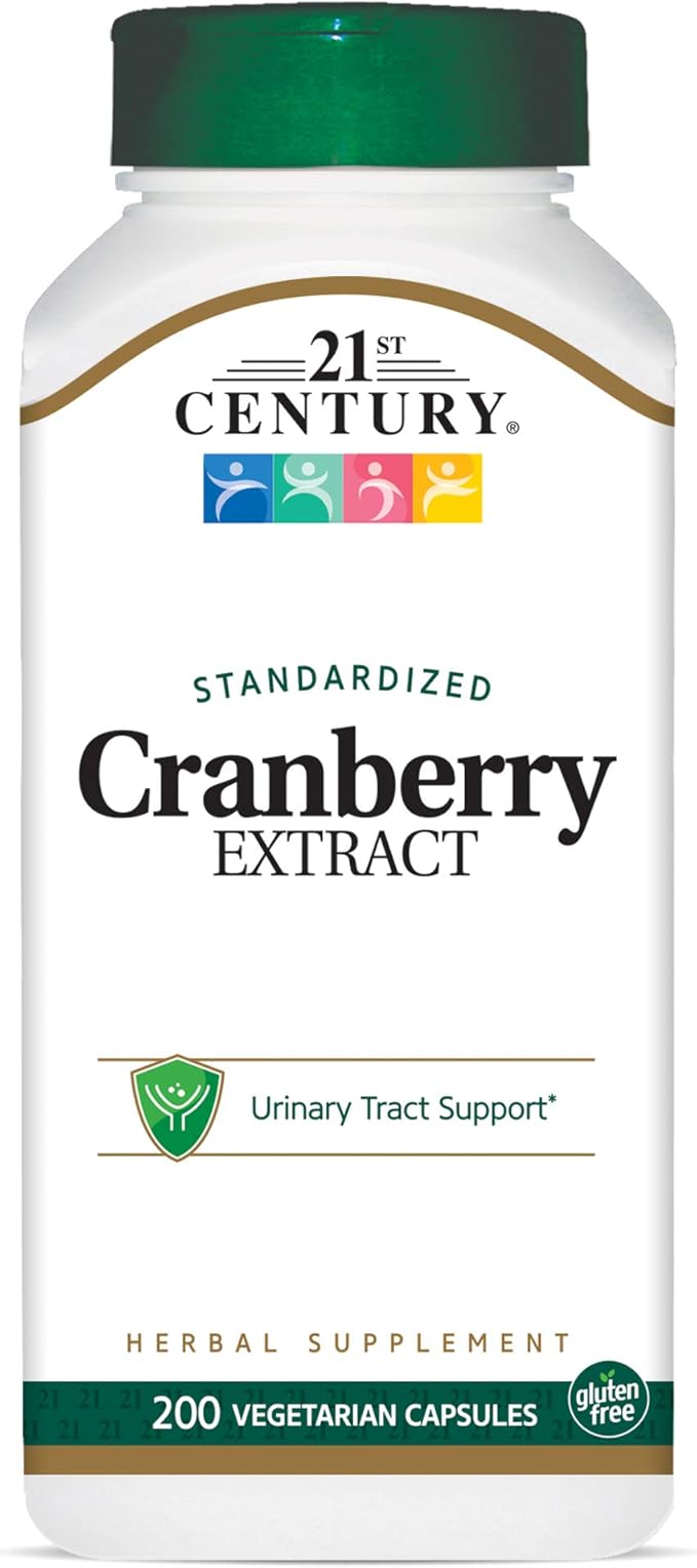CRANBERRY FRUIT VEGGI CAP 60CT 21ST CENT
