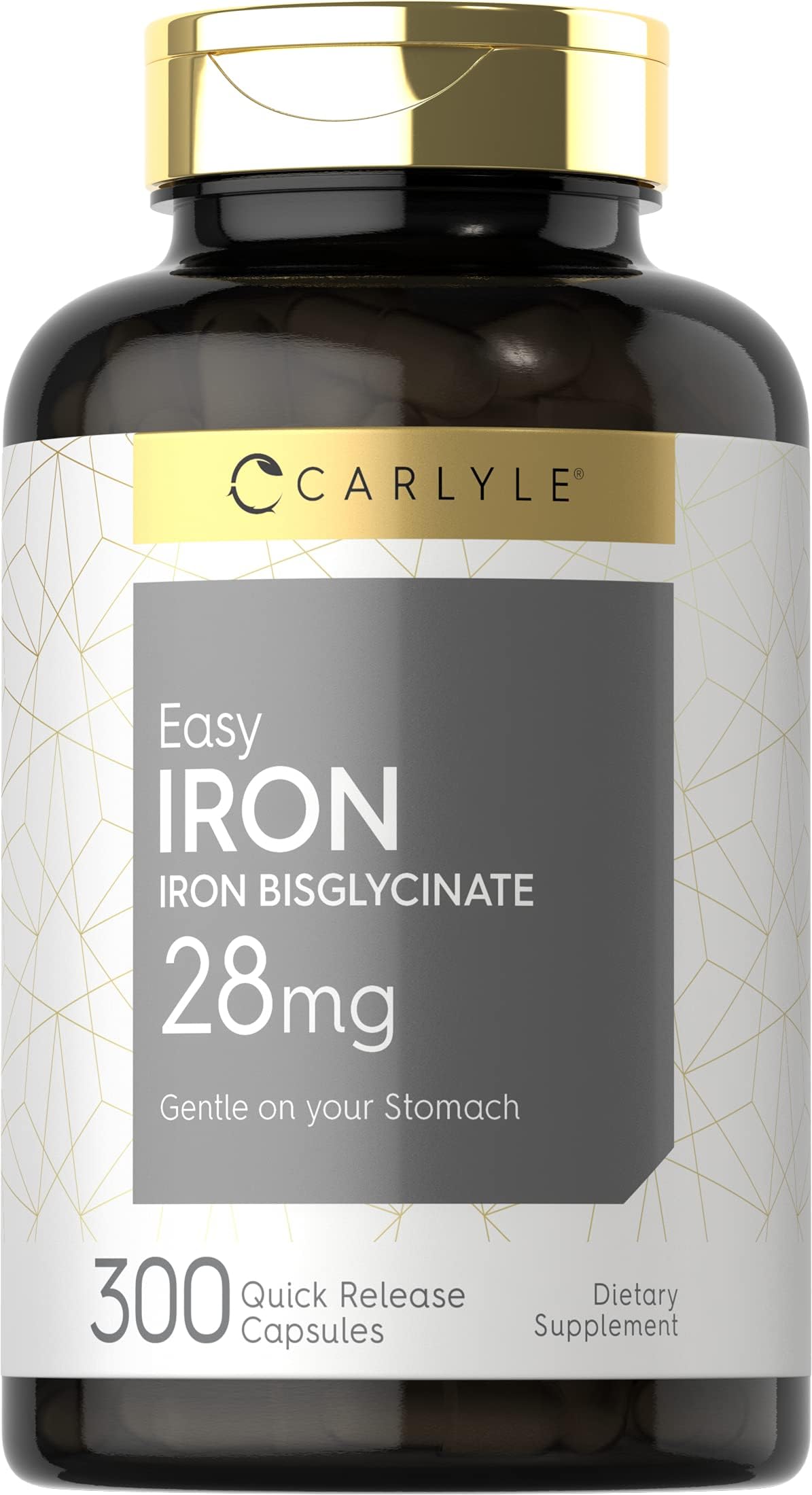 IRON EASY 28MG CAPSULE 90CT NAT BOUNTY