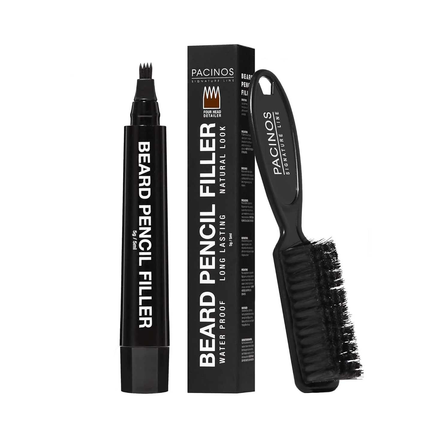 PACINOS BEARD PNCL FILLR BLACK