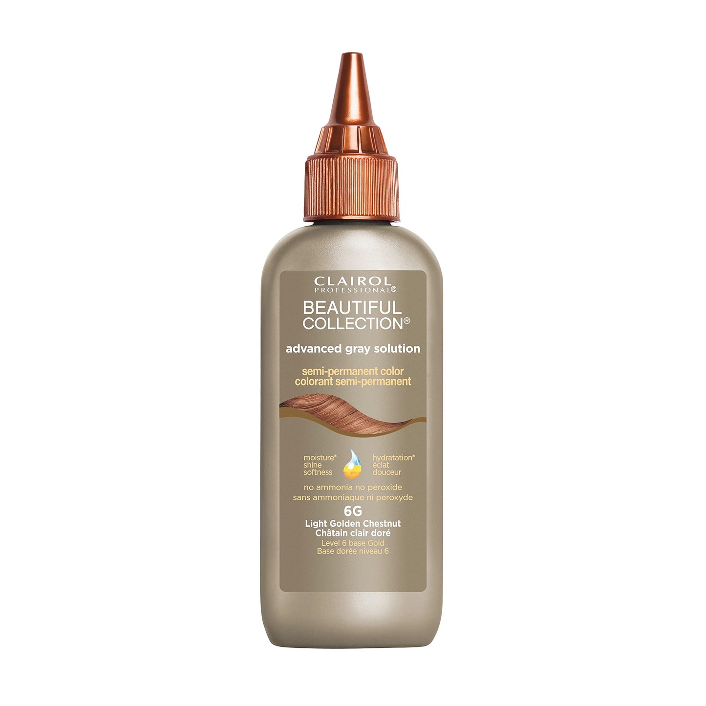 Clairol Beautiful Ags Coll. #6G Light Golden Chestnut 3oz