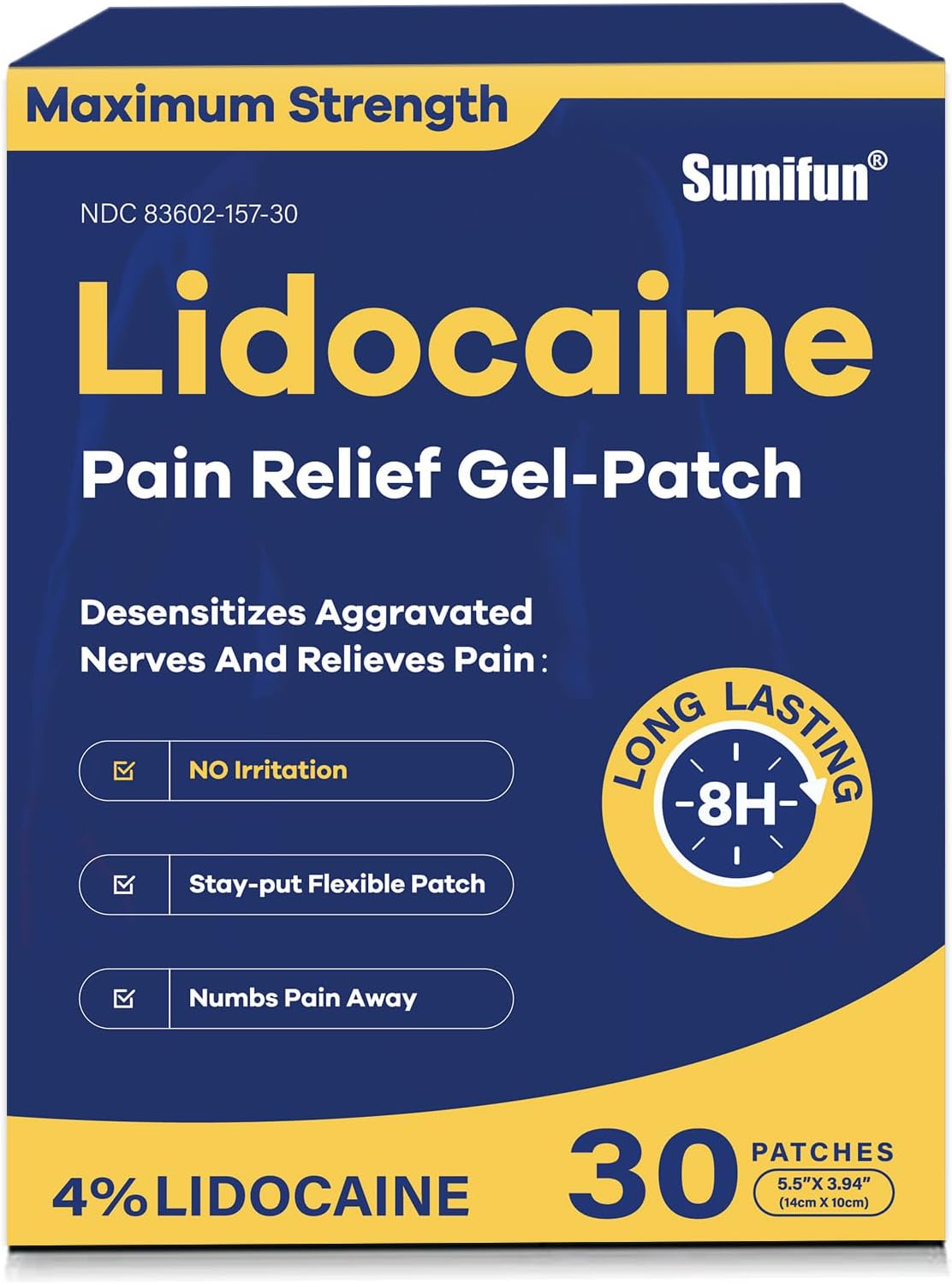 ASPERCREME LIDOCAINE PATCH XL 3 CT