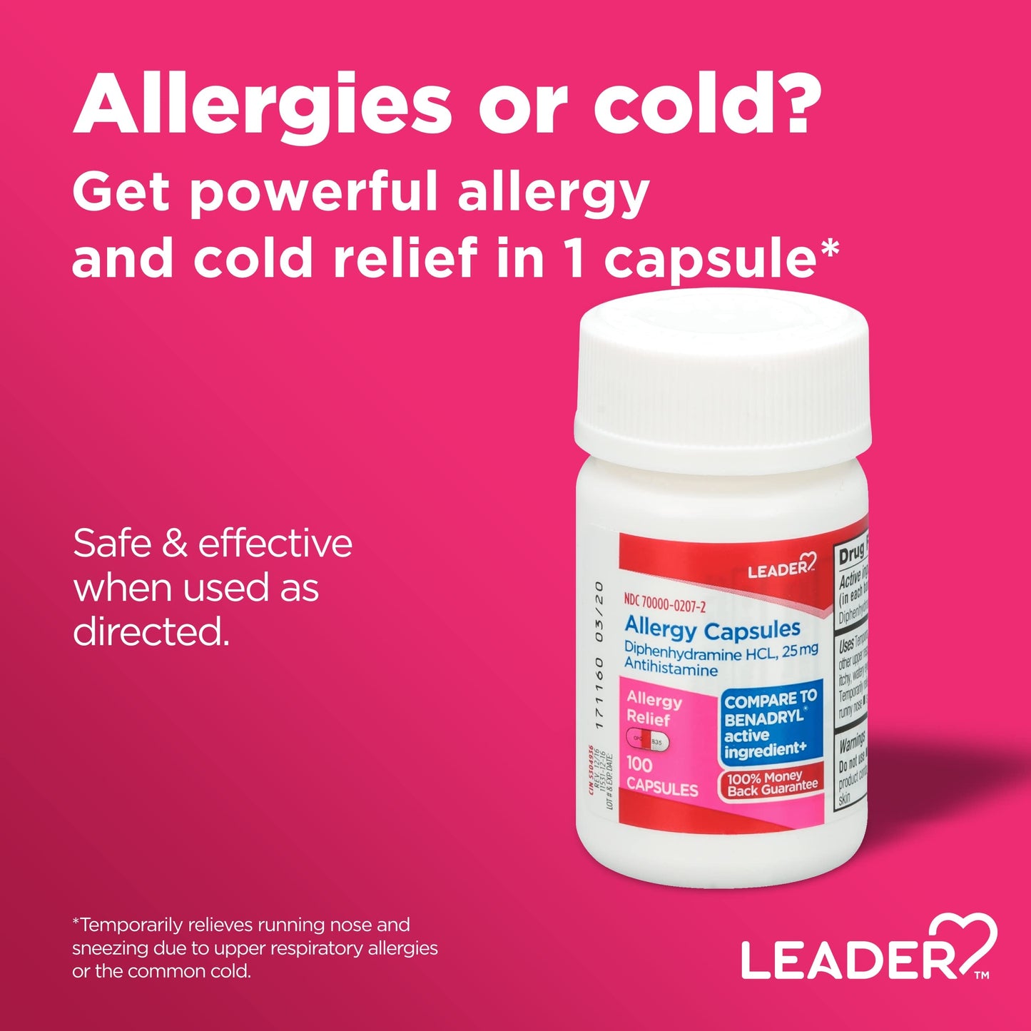 LDR ALLERGY RLF TB 25MG 48 MINITB