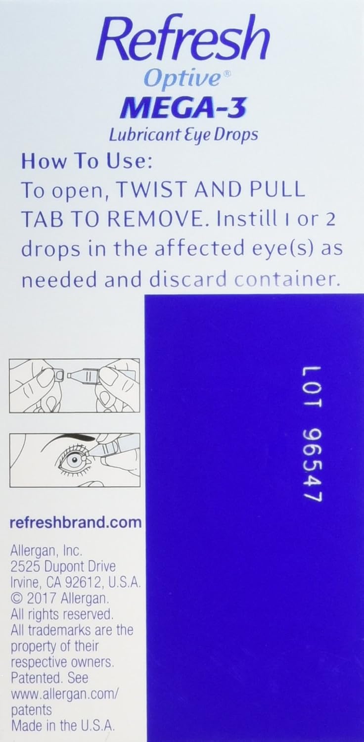 REFRESH OPTIVE MEGA-3 EYE DRP 30X0.4ML