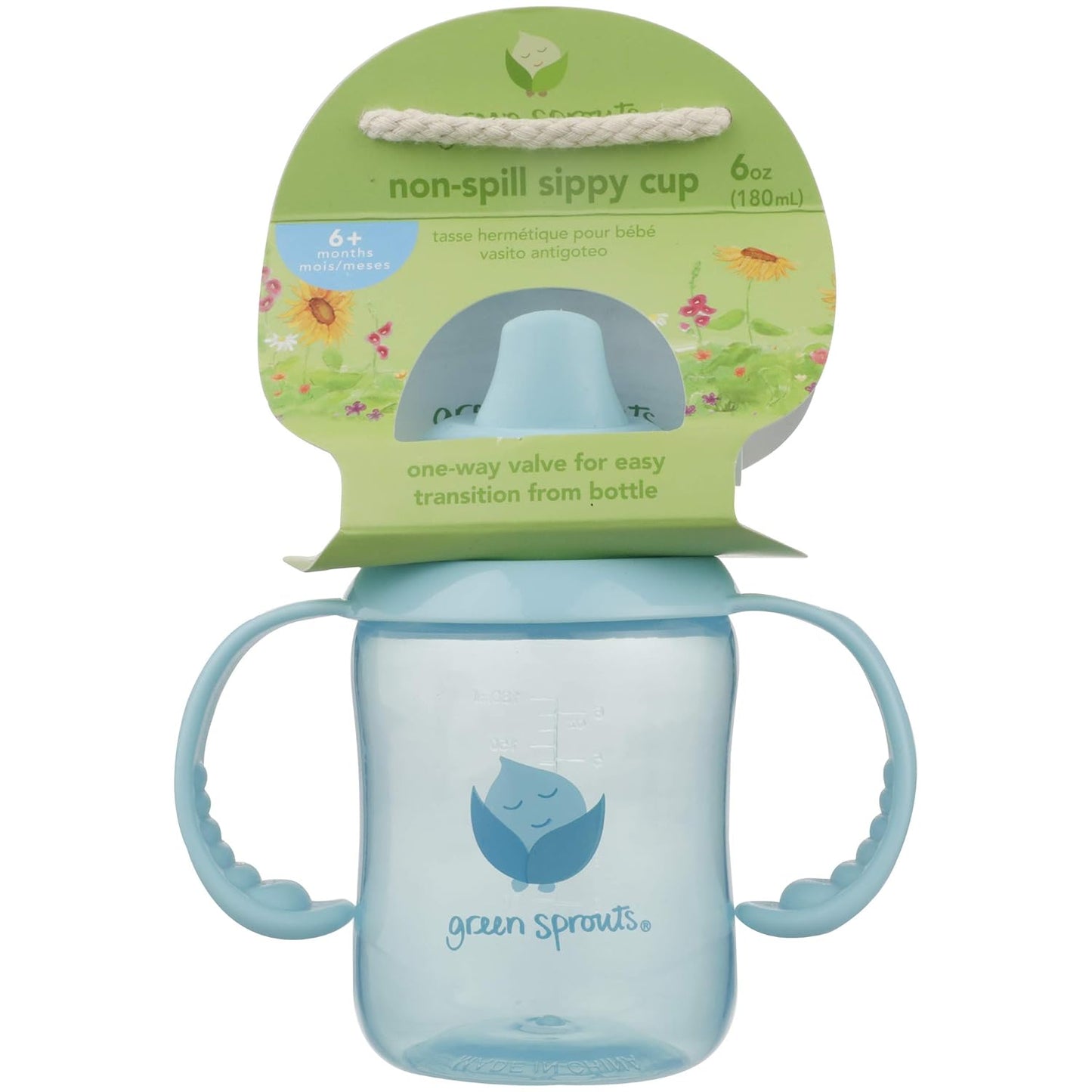 SIPPY CUP,NON-SPILL,GREEN