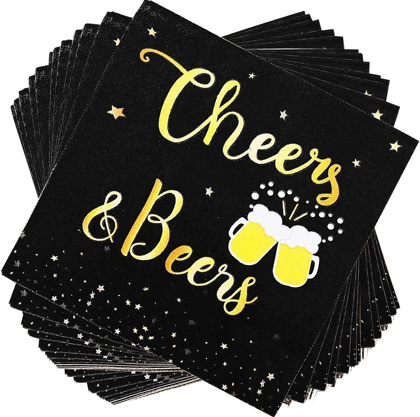 SENSATIONS Beverage Napkins - Cheers, 24 count