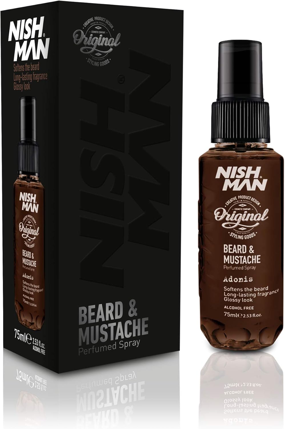 NISHMAN BEARD&MUSTACHE OIL 1OZ