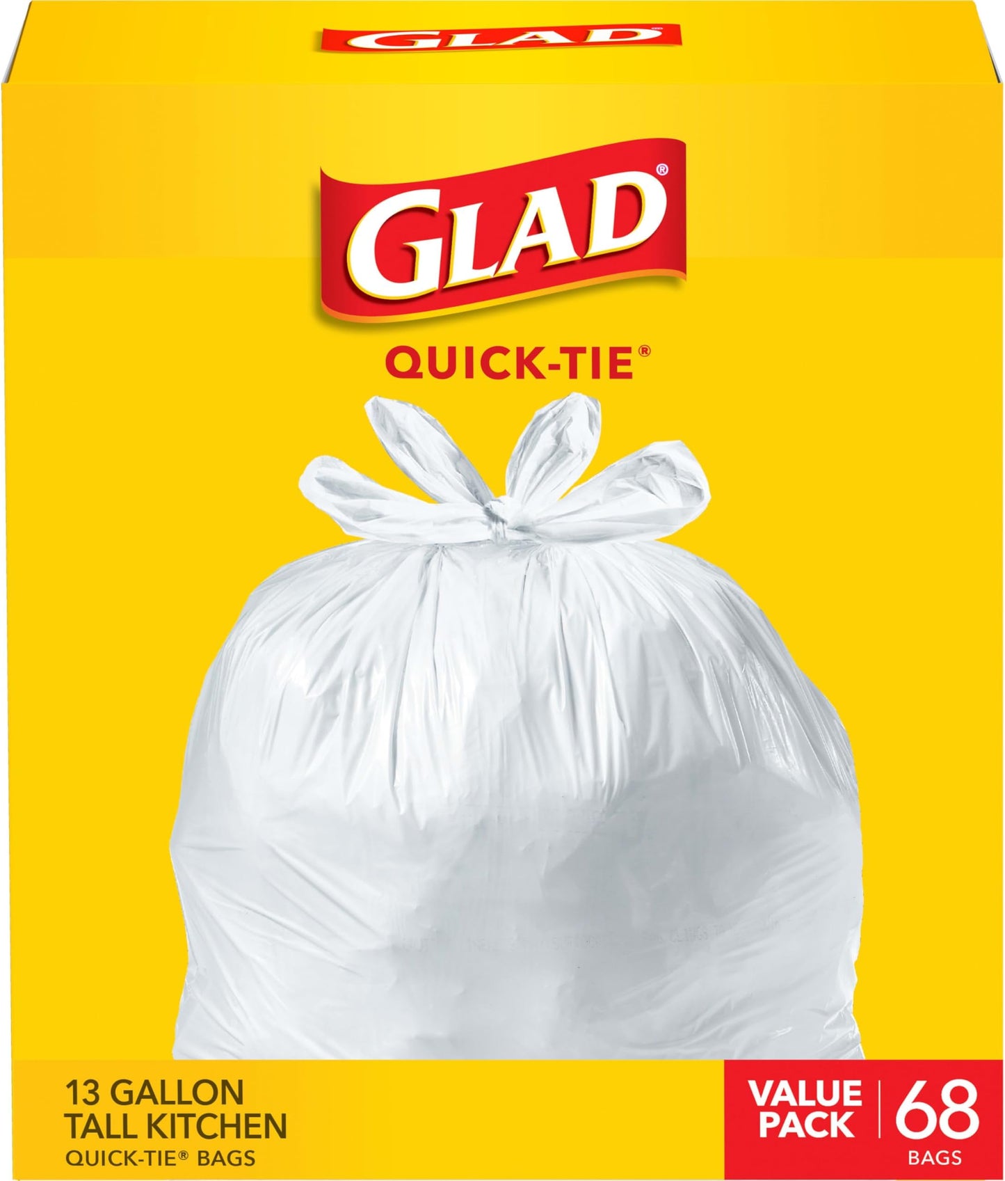 BAG GLAD LWLF BG 12X12 QUICK TIE