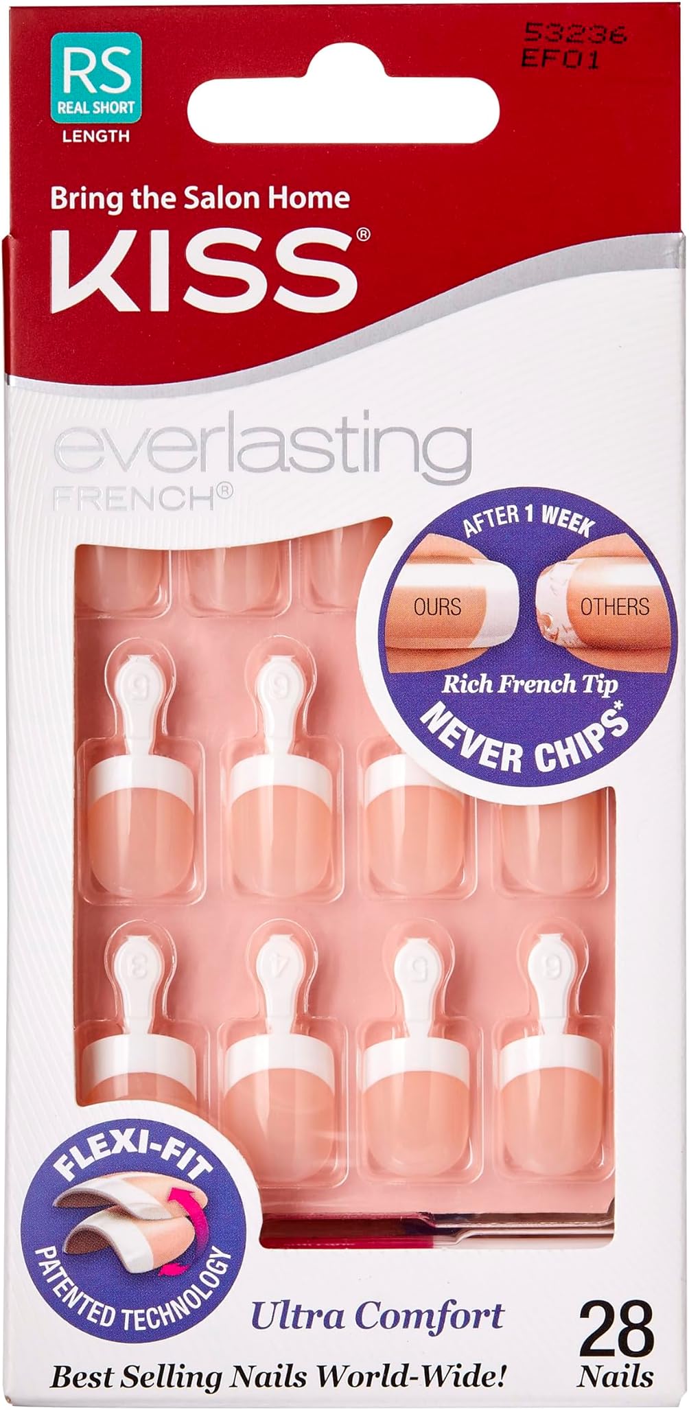 KISS Core French Faux Nail Collection - Curiosity