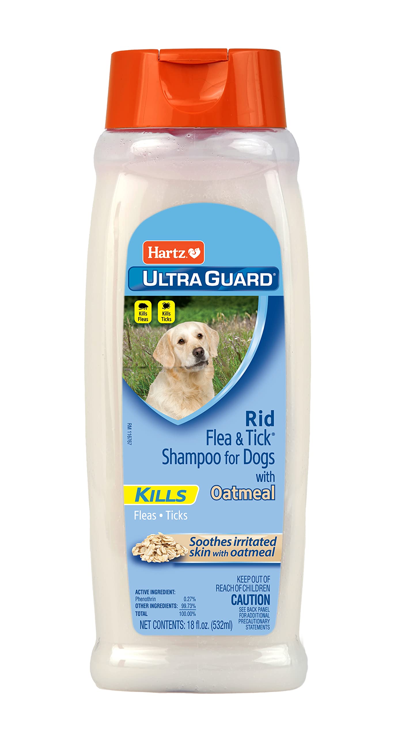 Hartz UltraGuard Rid Flea & Tick Oatmeal Dog Shampoo