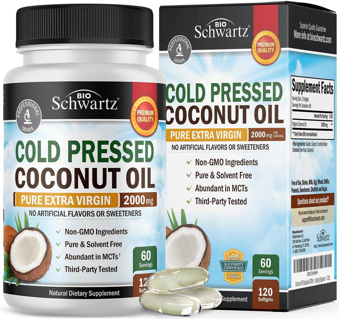 COCONUT OIL CR 2OZ