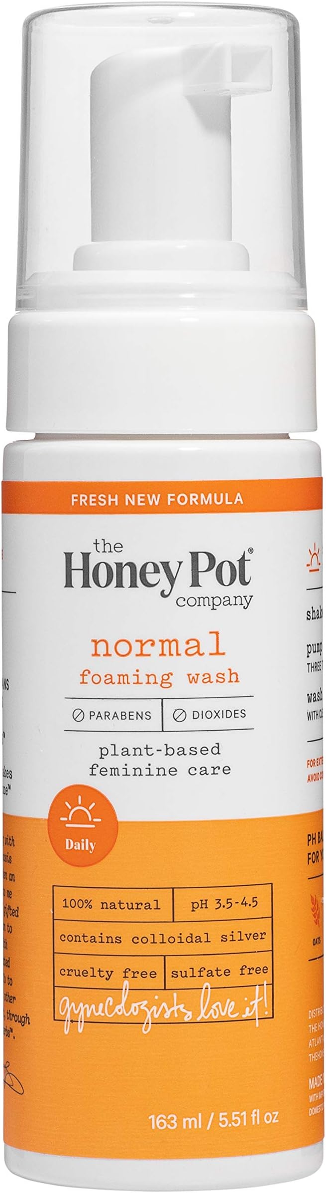 THE HONEY POT FOAM WASH,INTIMATE,NORM