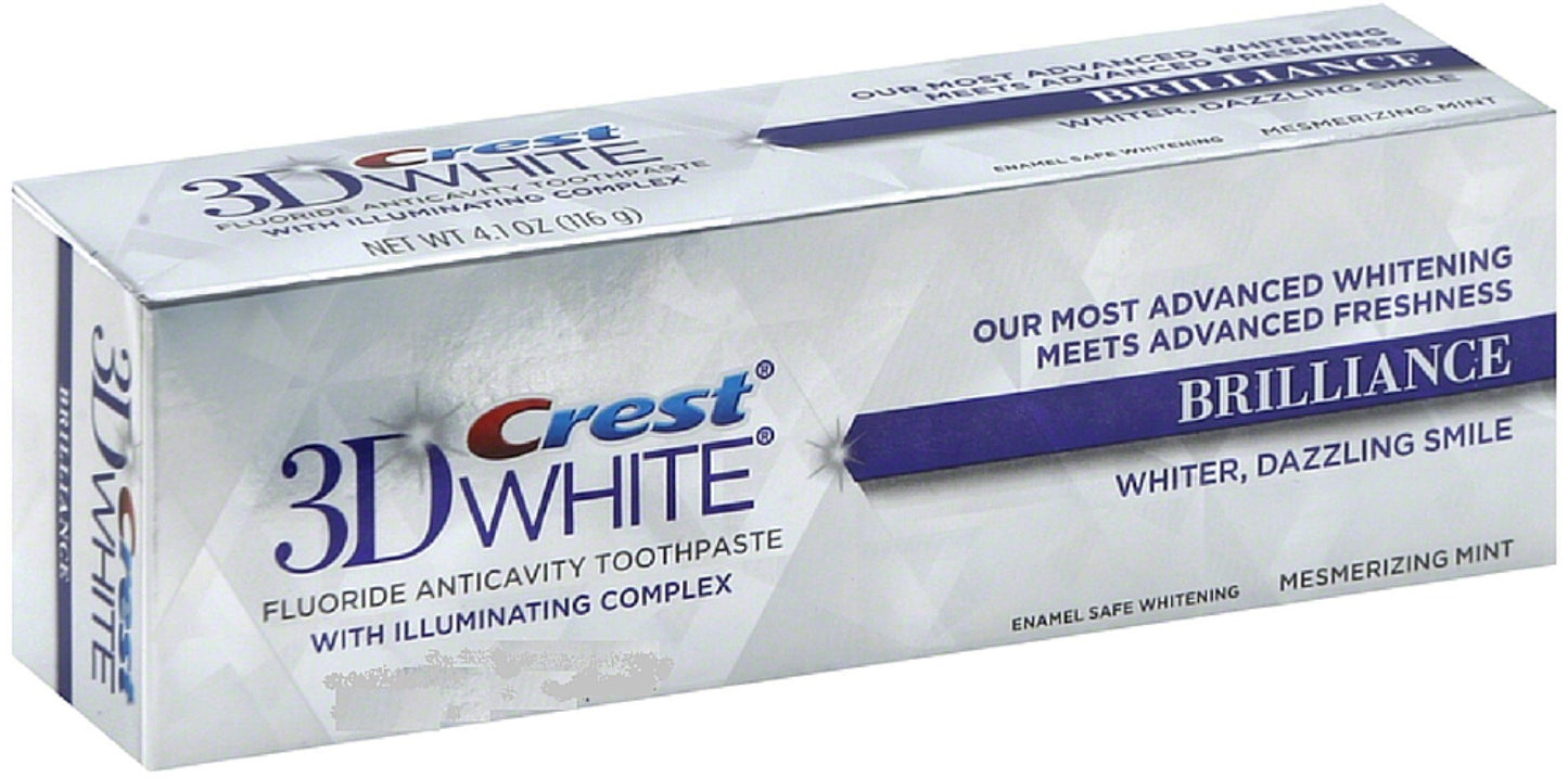 Crest 3D White Vivid Fluoride Anticavity Toothpaste - Radiant Mint, 0.85 oz