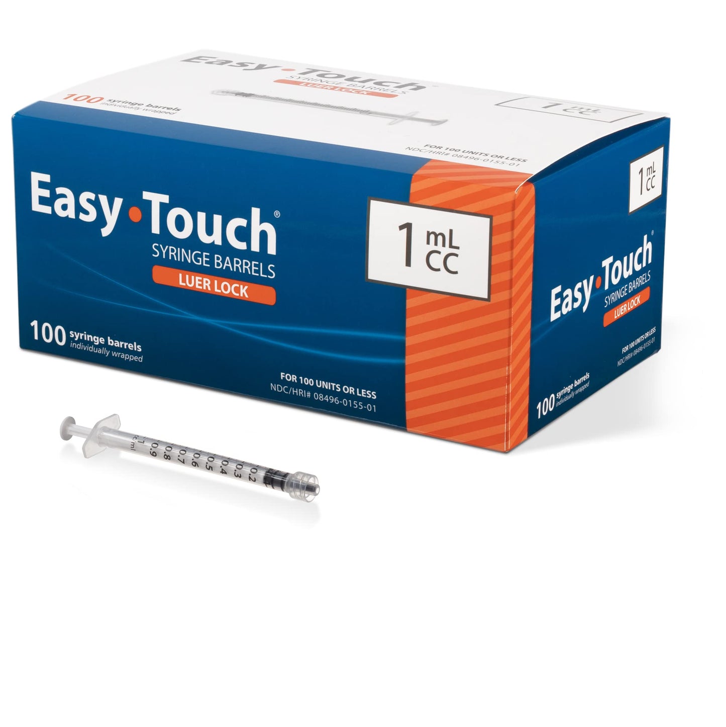 EASY TOUCH SYRINGE 30G 1/2 100X1ML