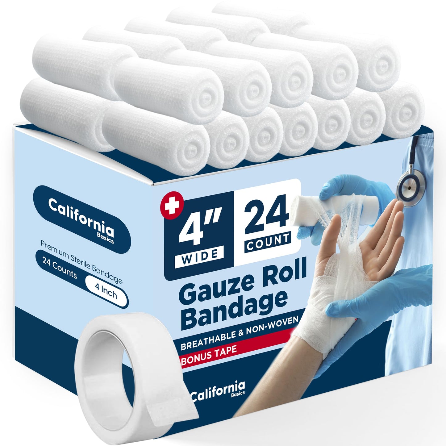 GAUZE BANDAGES PA 12 2INX4.1Y