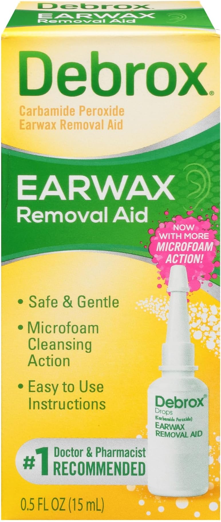 EARWAX REMOVAL 6.5% DRP 15 ML
