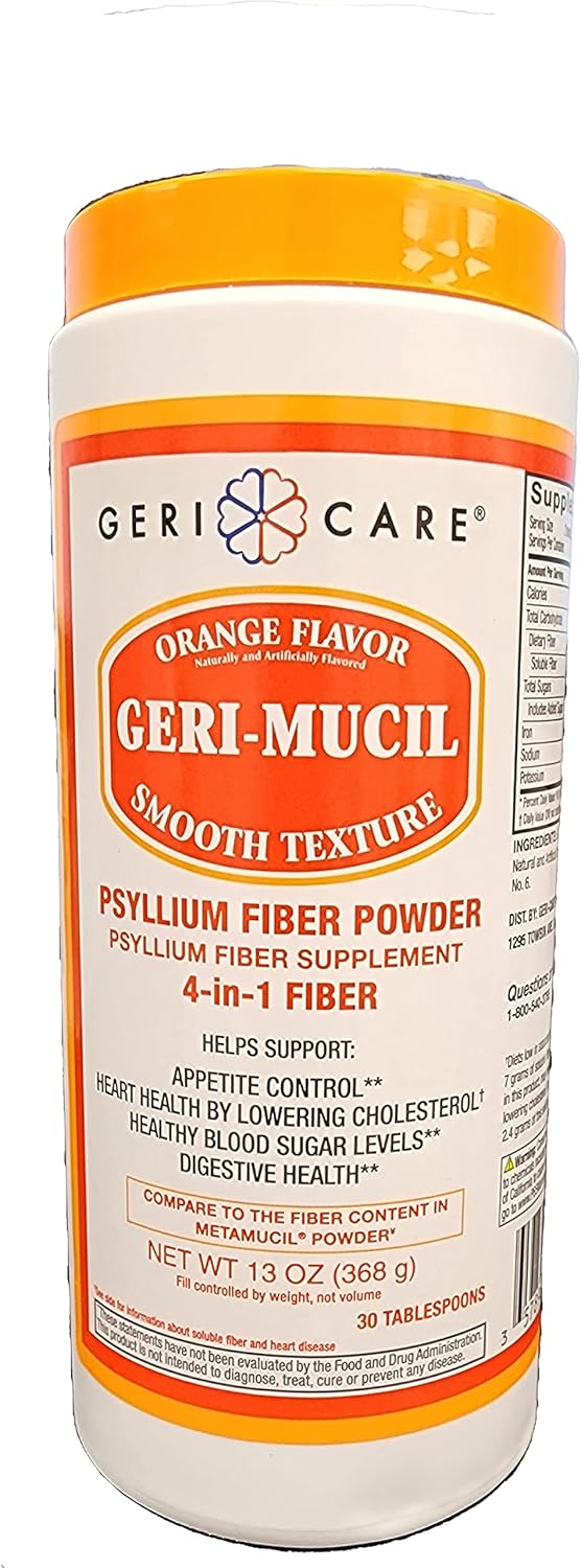 GERI-MUCIL S/F ORANGE PSYLLIUM PWD 10OZ