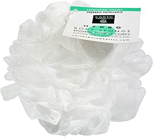 EARTH THERAPEUTICS HYDRO BDY SPONGE,WHITE