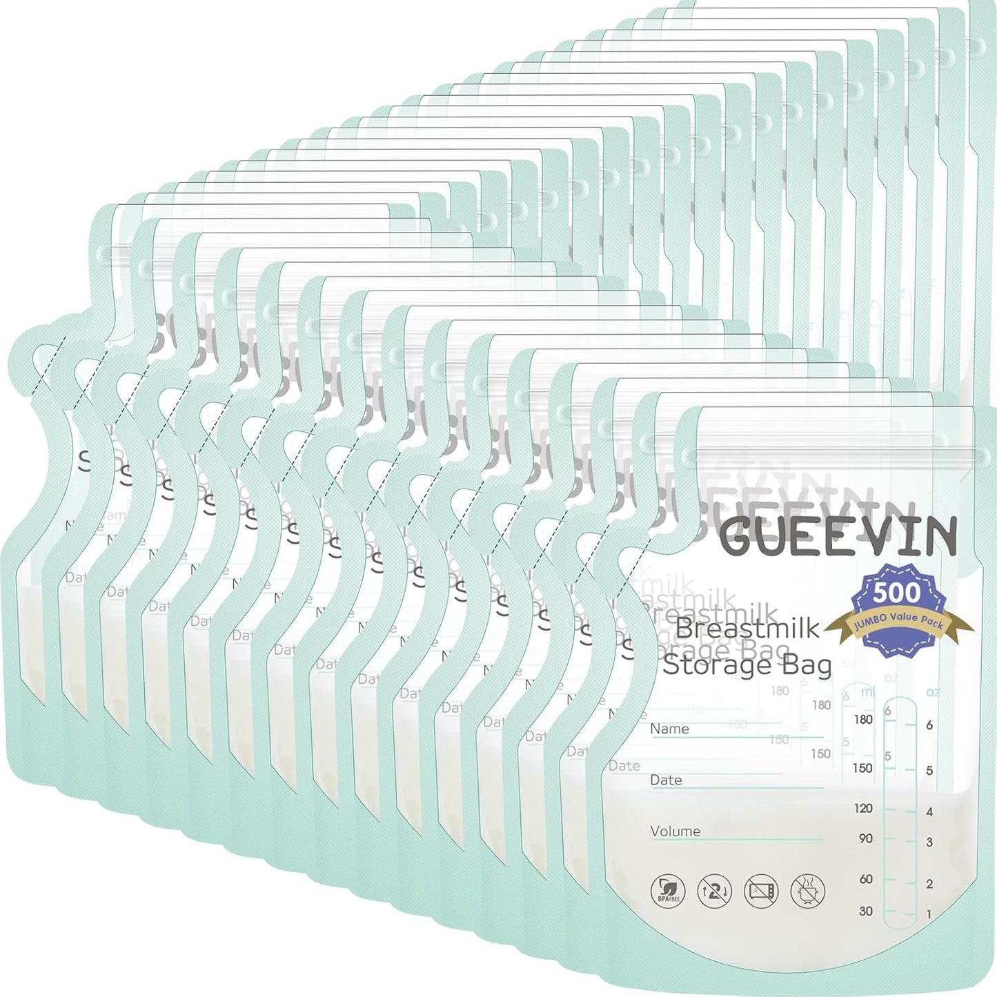 Dr Brown’s 6 oz Breast Milk Storage Bags, 50 count