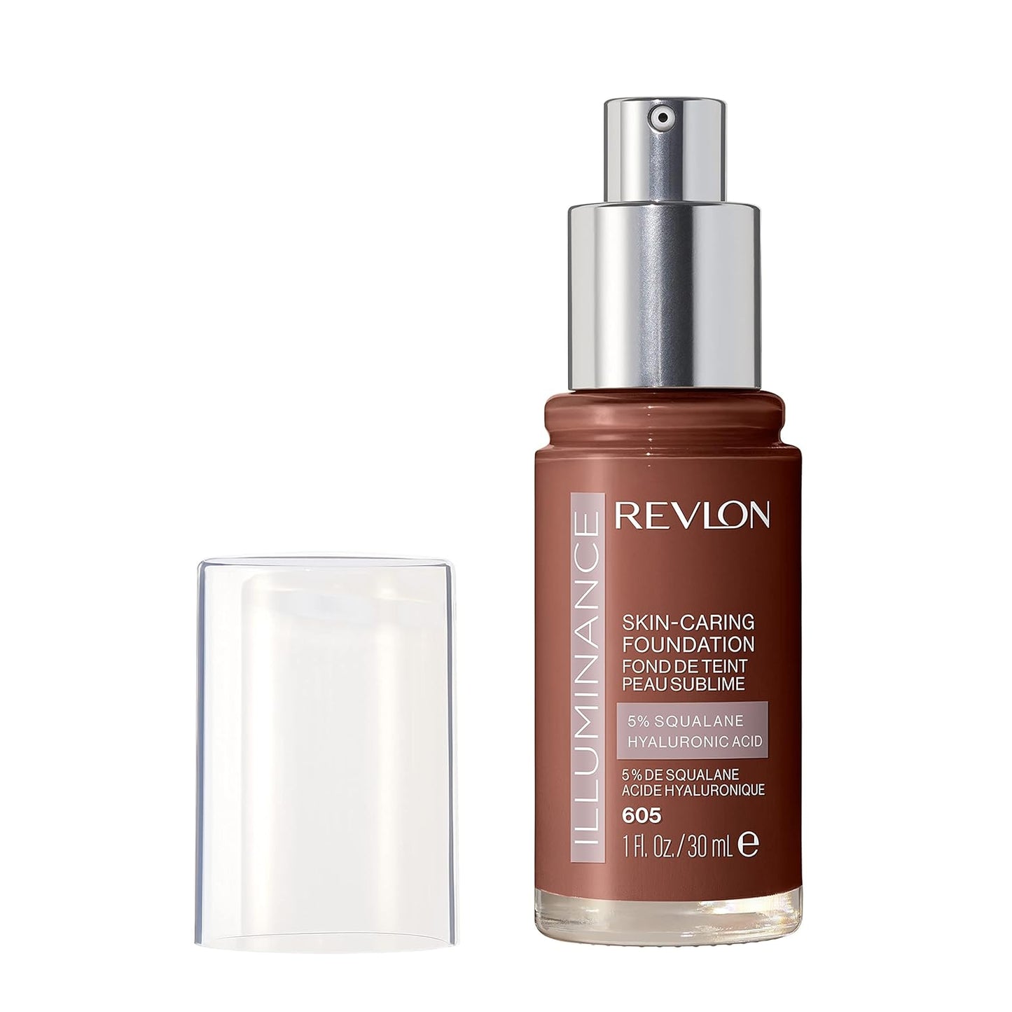 REVLON Illuminance Skin-Caring Foundation - 605 Rich Mahogany