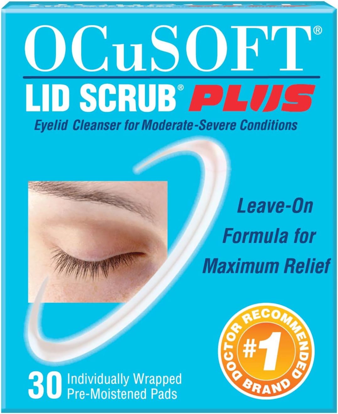 OCUSOFT EYE LID SCRUB PAD 30CT