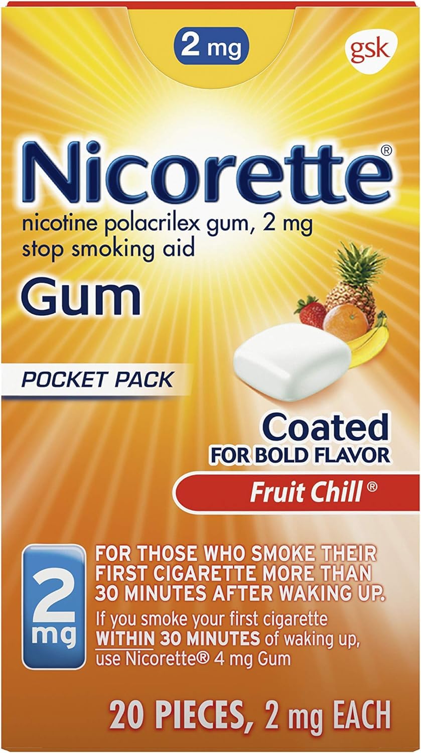 NICORETTE GUM 4MG FRUIT CHILL 160 CT