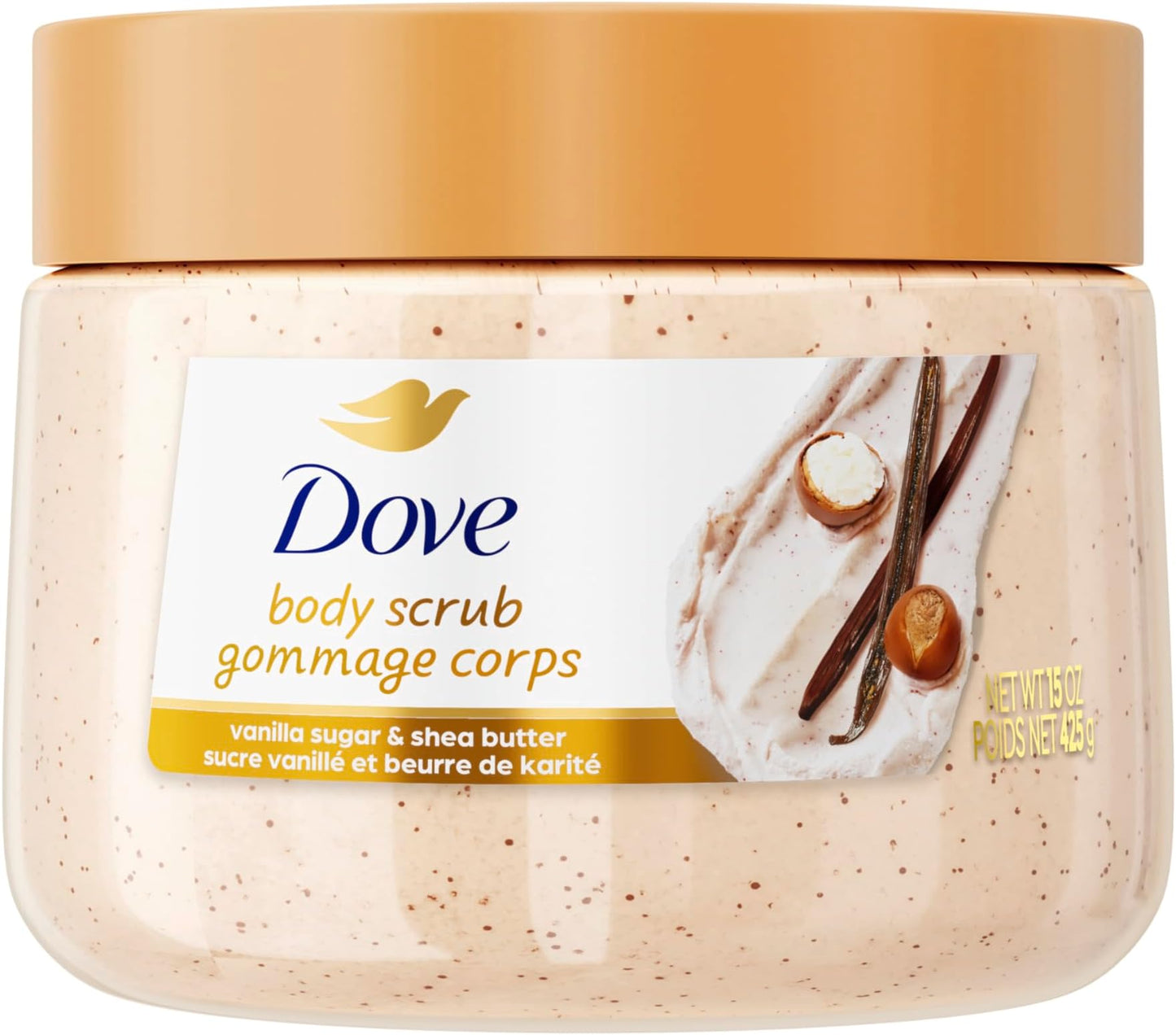 DOVE BODY SCRUB DRAGN FRUIT 15Z