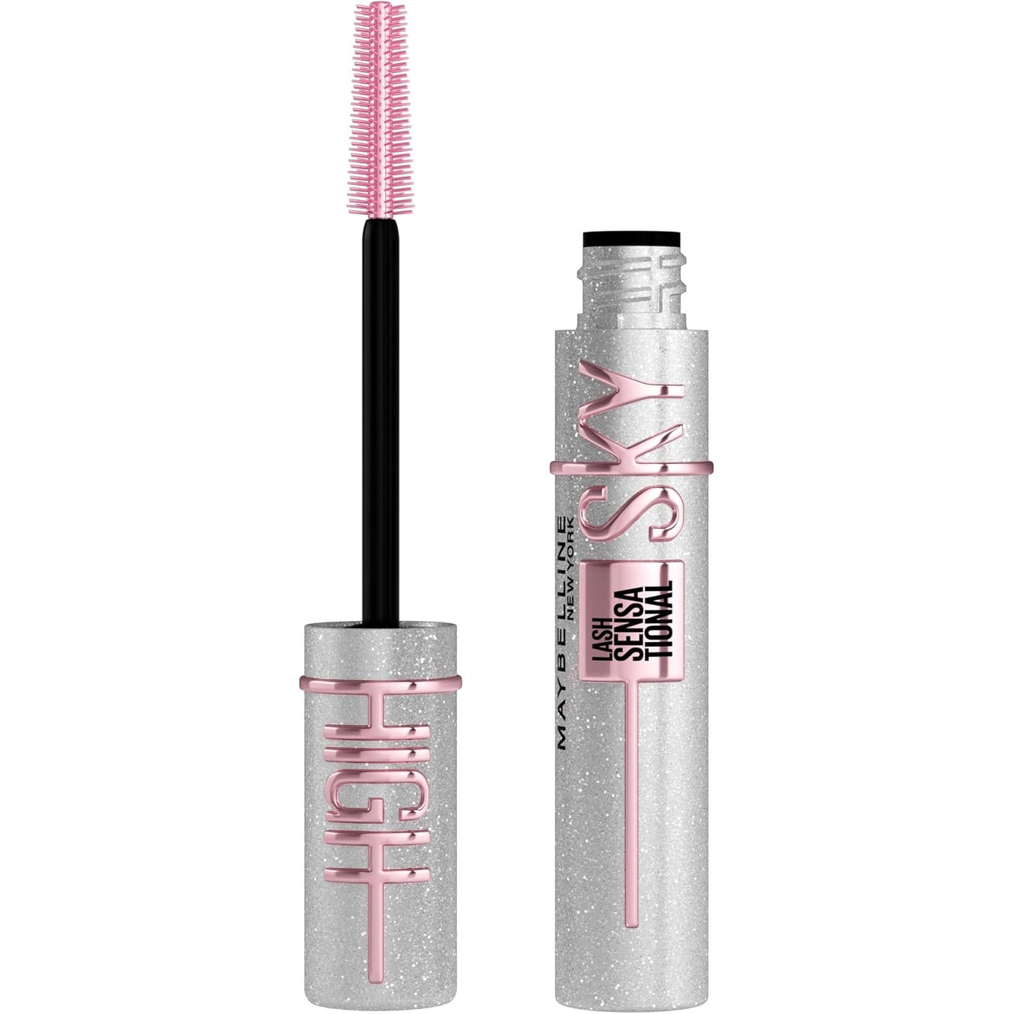 MAYBELLINE New York Lash Sensational Sky High Washable Mascara Makeup, 791 Space Diamond, 0.24 oz