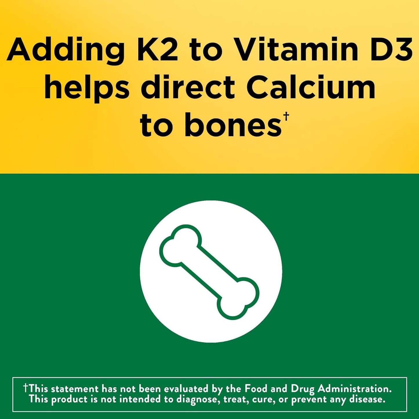 VITAMIN D3 + K2 GMY 50 NAT MADE