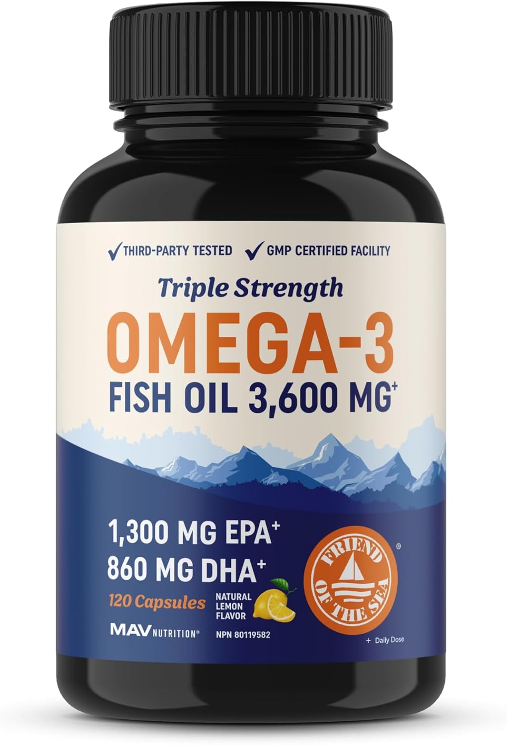 OMEGA-3 GC 2100MG 180 ORN FLV SFG