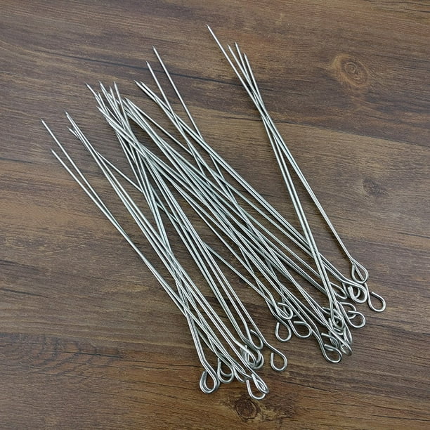 SKEWERS FLAT METAL 12" 4CT