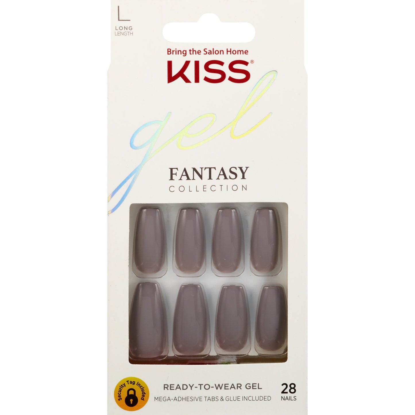KISS Gel Fantasy Jelly Color Sculpted Ready-To-Wear Nails - Quince Jelly