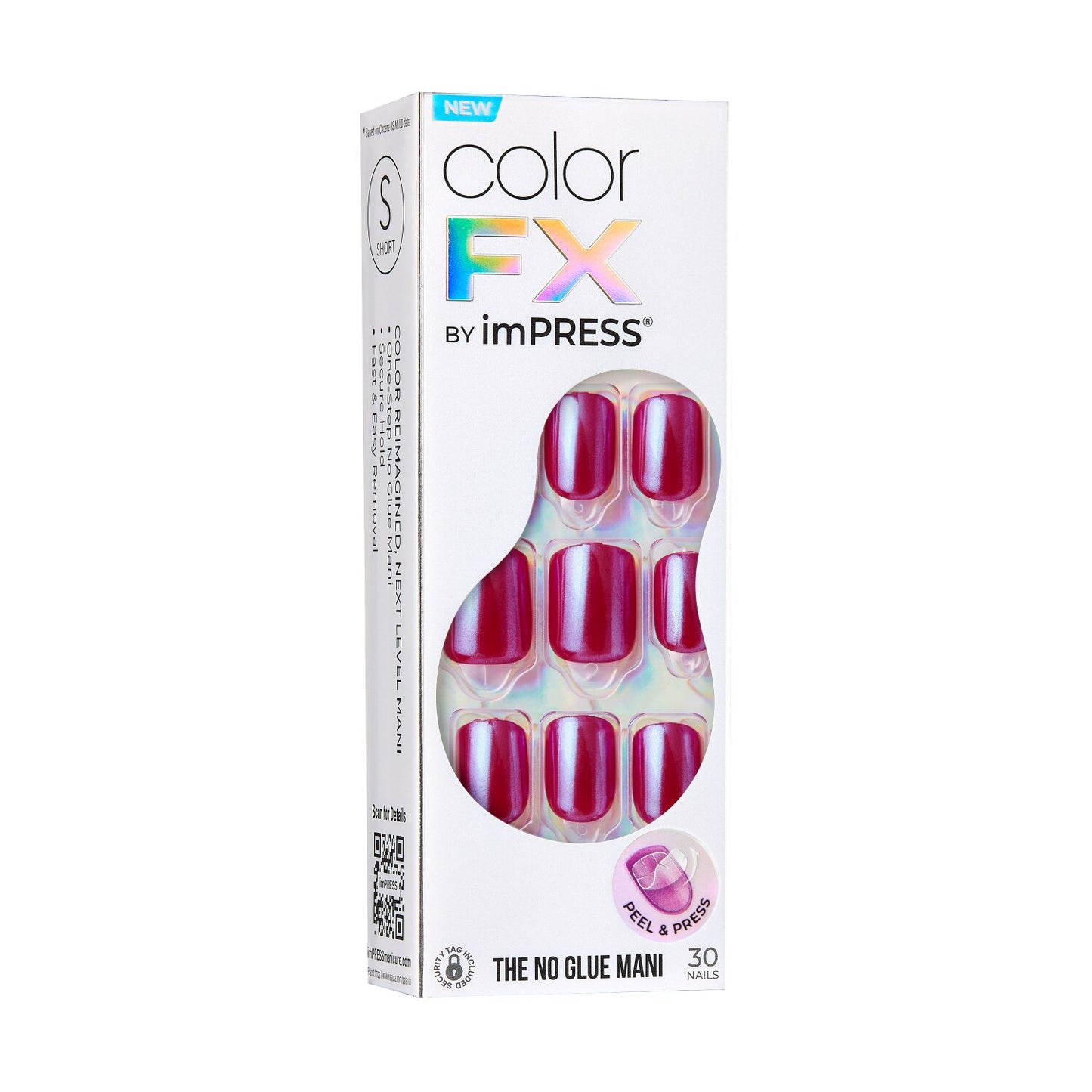 KISS imPRESS Color FX Press On Nails - Diamond Drip
