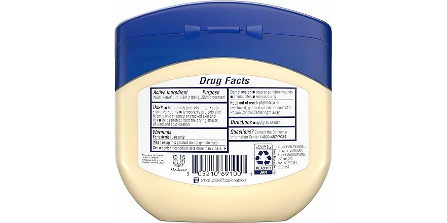 VASELINE PETROLEUM JELLY 1.75OZ