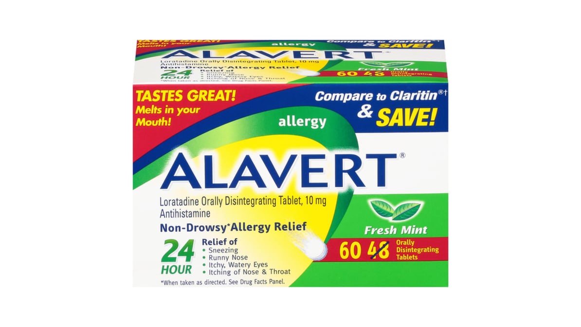 ALAVERT TD 10MG 60 CTS/B ODT