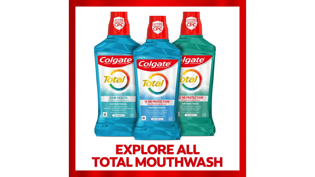 COLGATE TOTAL MTHWSH GUM HLTH MINT 500ML