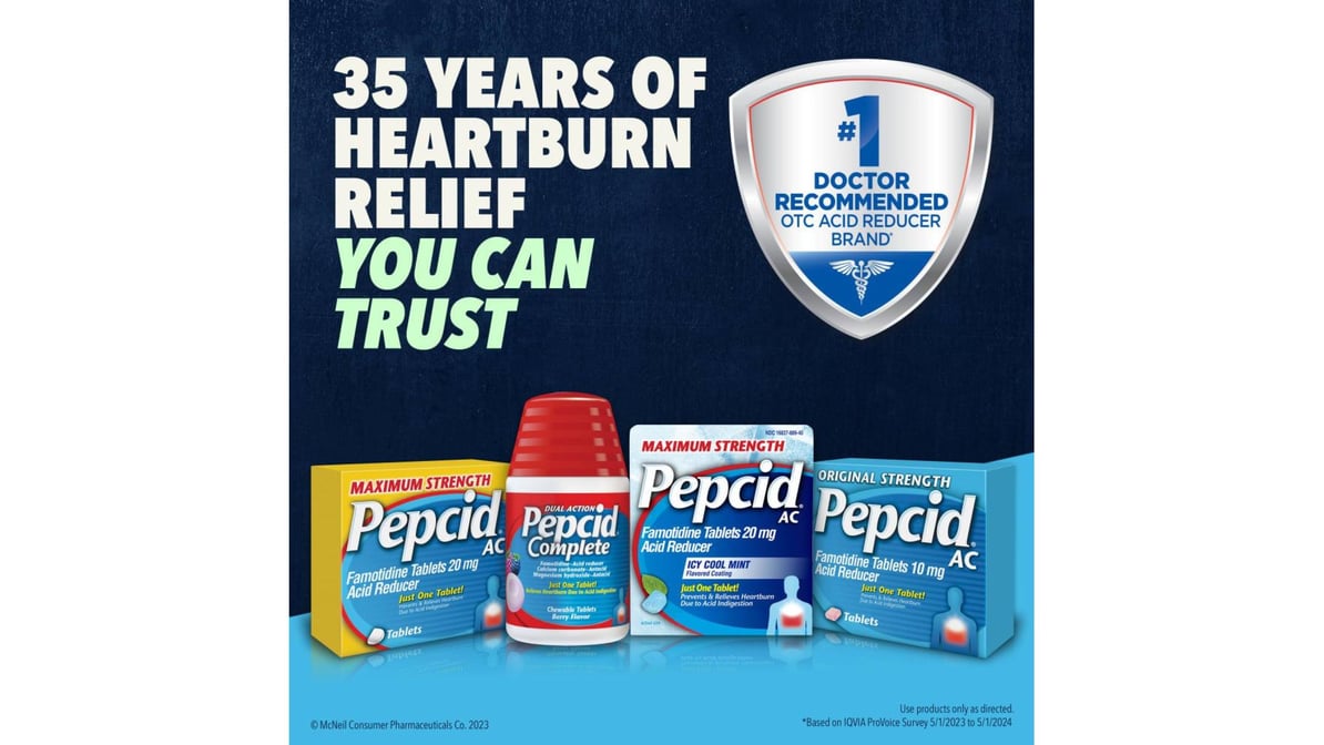 PEPCID COMPLETE CW 50 BRY
