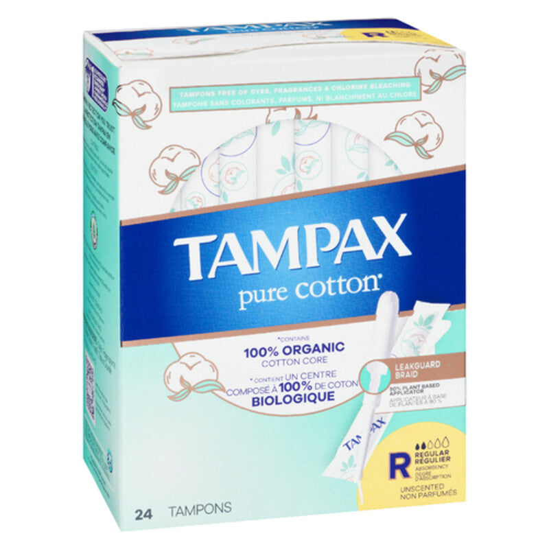Tampax Tampons Regular 40 Count Unscented
