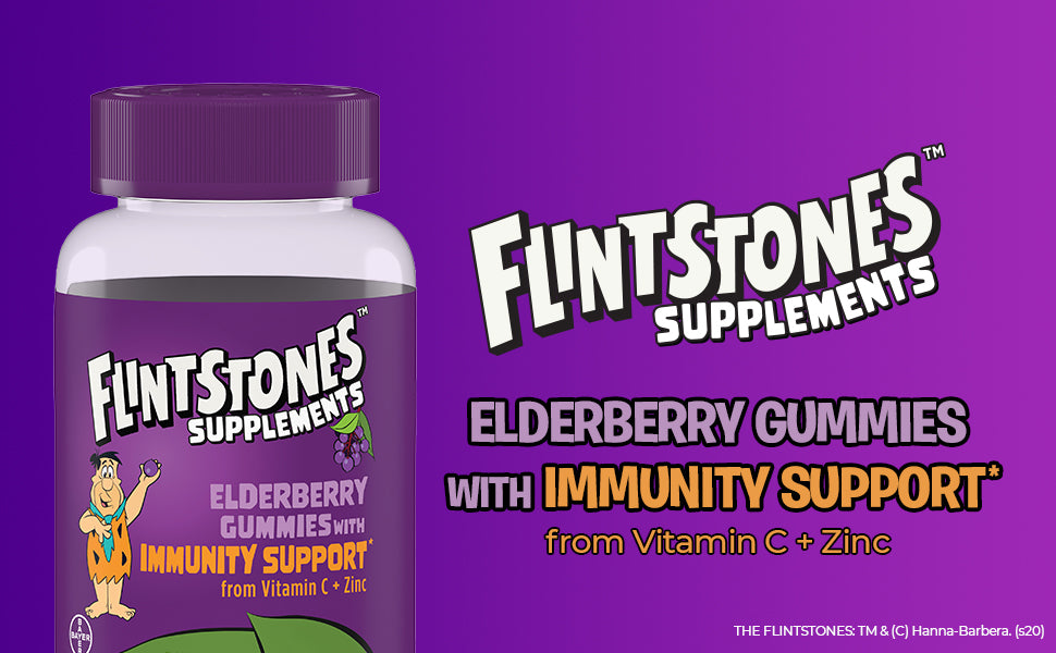 FLINTSTONES ELDERBERRY GUMMY 60CT