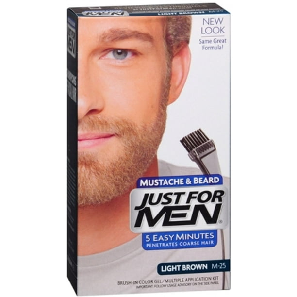 JUST FOR MEN MUSTACHE GEL LIGHT BROWN