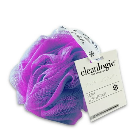 CLEANLOGIC Bath & Body Silky-Soft Mesh Sponge - Assorted