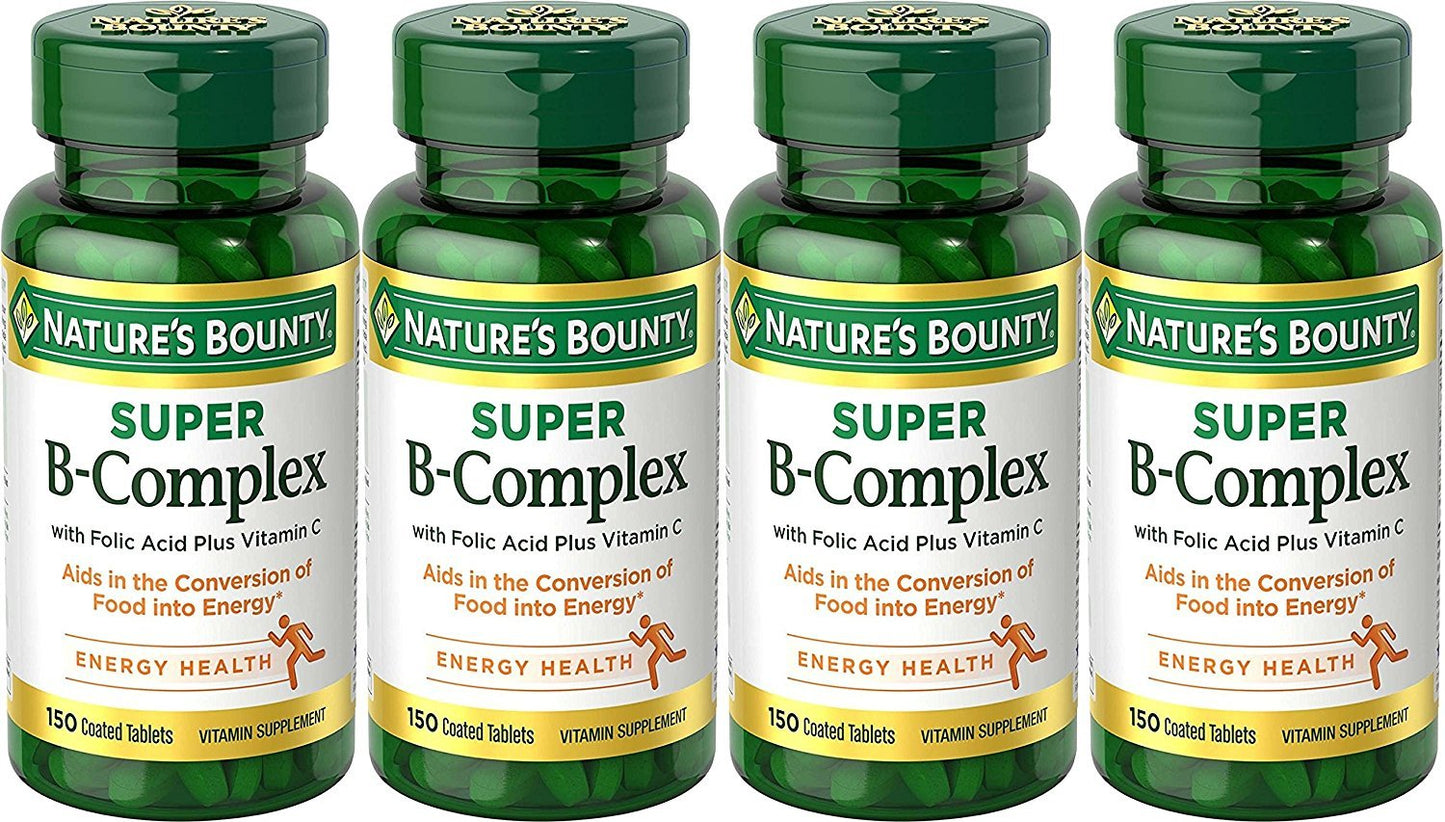 B COMPLEX W/C TABLET 125CT NAT BOUNTY