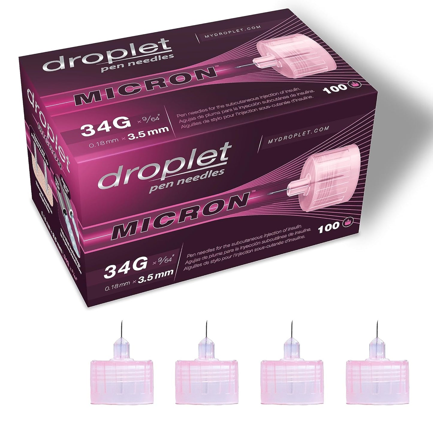 DROPLET INSULIN SYG 30GX12.5MMX1ML 100CT