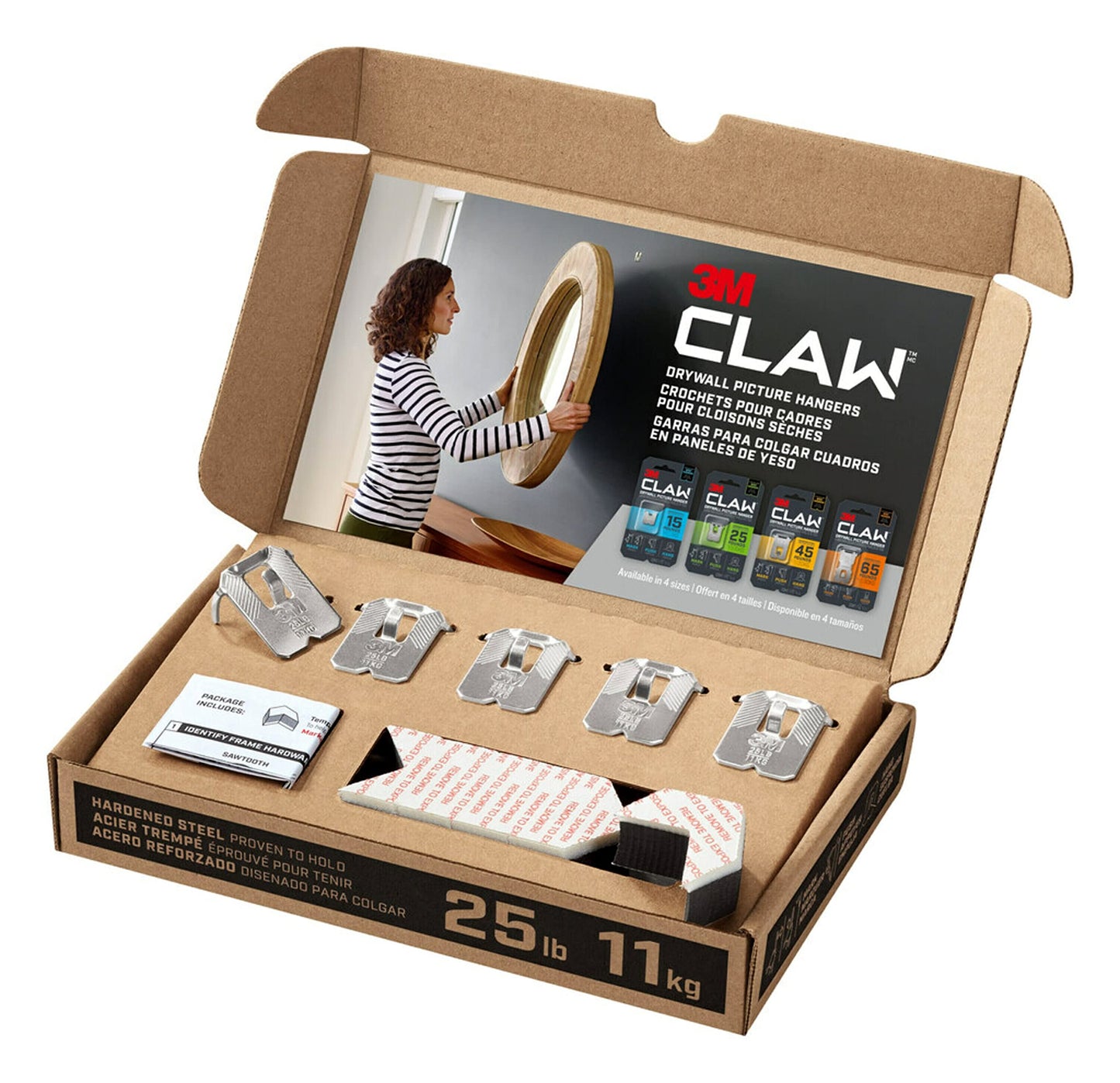3M Claw Strong Durable Drywall Picture Hanger