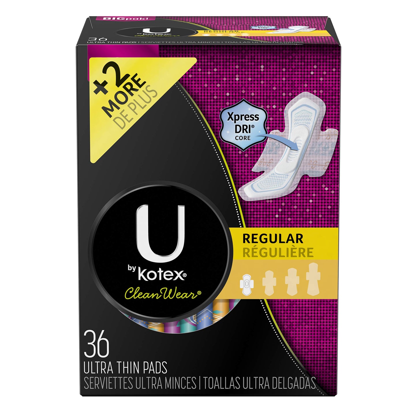 U BY KOTEX CLEANWEAR PA 3X32 RG