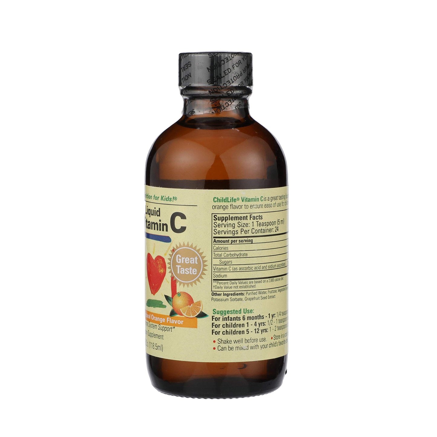 CHILDLIFE ESSENTIALS CHILD VITAMIN C 250MG LIQ