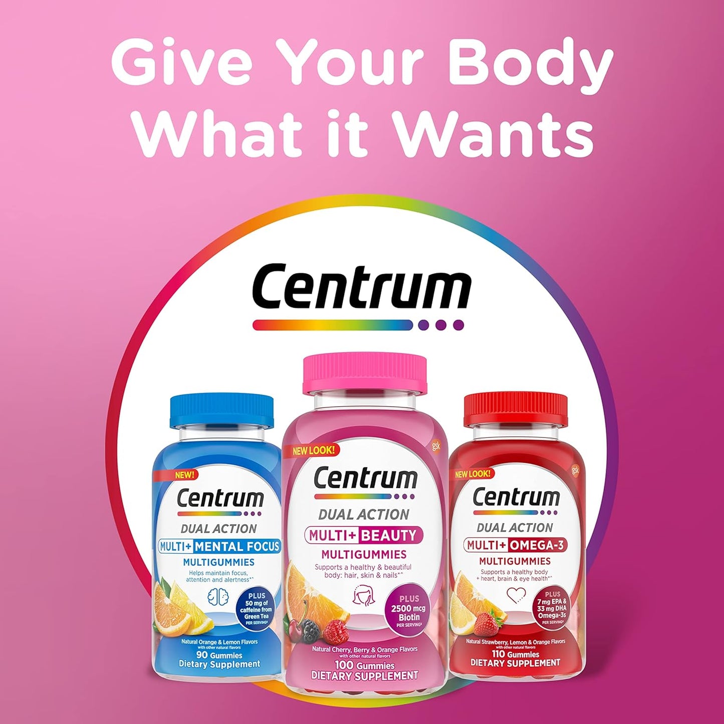 CENTRUM MEN MULTIGUMM CW 100