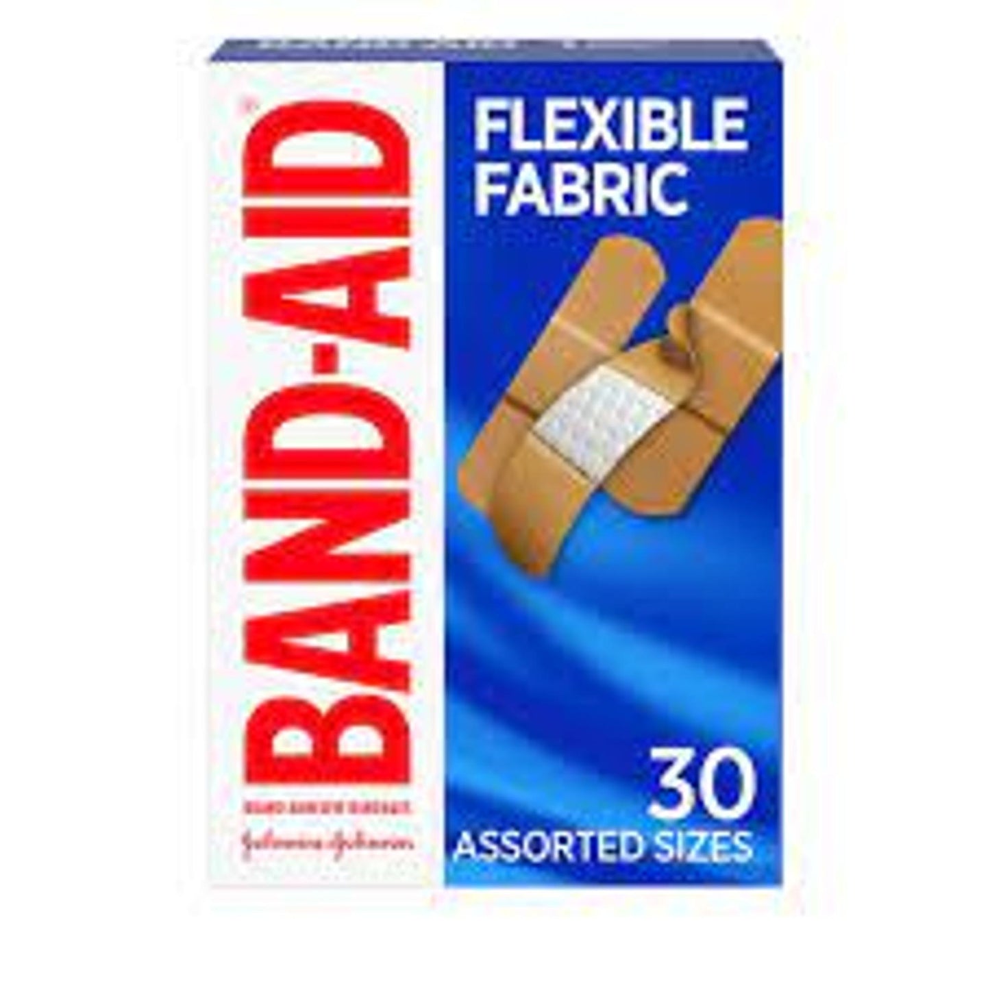 BAND AID FLEXIBLE FABRIC XL 10CT