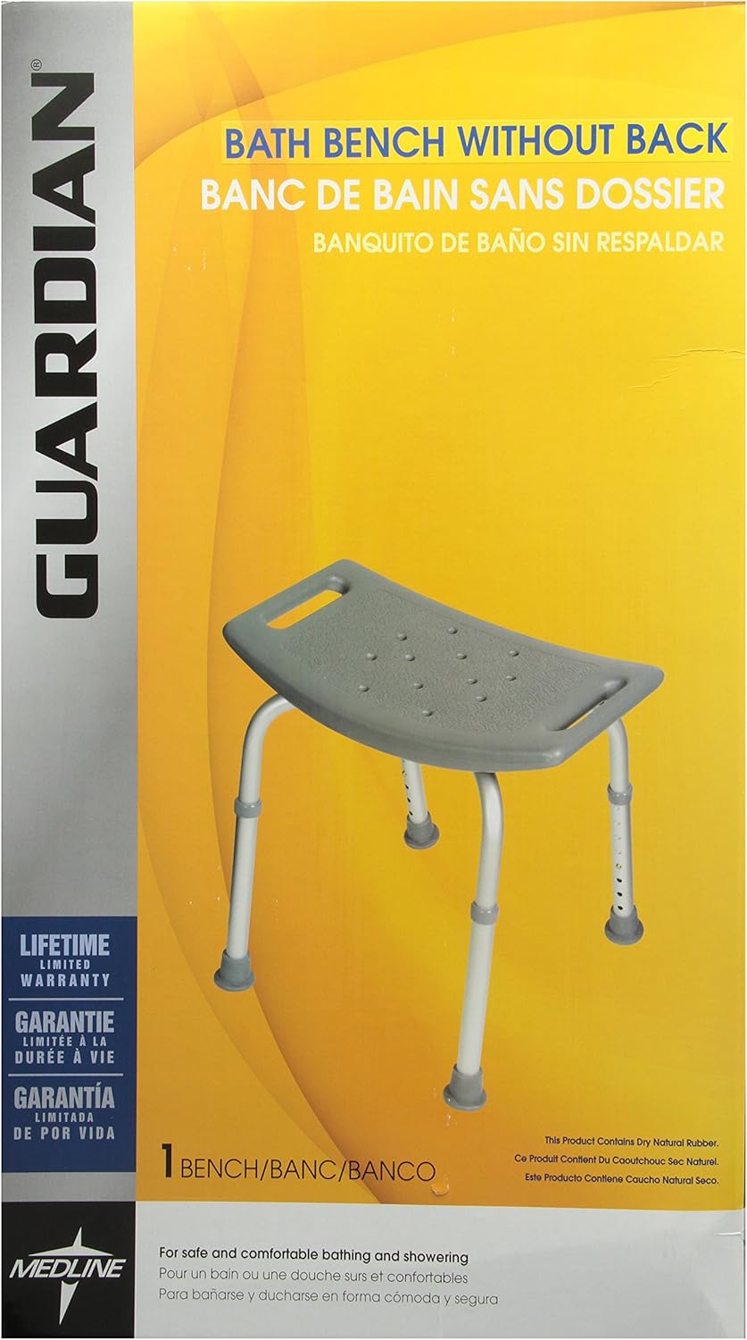 BATH BENCH WITHOUT BACK EQ ADJ